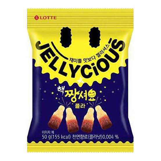 LOTTE Jellycious Extreamly Sour Soft Candy Coke 50g
