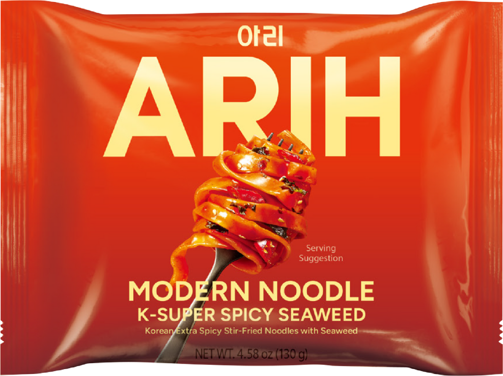 ARIH MODERN NOODLE FRIED SEAWEED SPICY 520g (130g*4)
