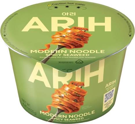 ARIH MODERN NOODLE FRIED SEAWEED SPICY CUP 125g