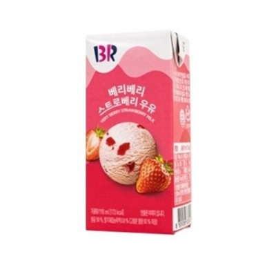 BR VERY BERRY STRAWBERRY MILK 190ml