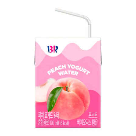 BR PEACH YOGURT WATER 120ml