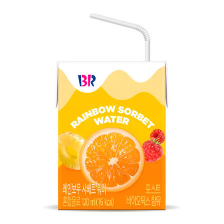 BR RAINBOW SHERBET WATER 120ml