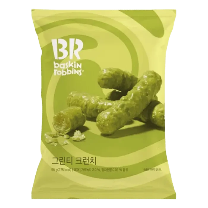 BR GREEN TEA CRUNCH 55g Korean food wholesale product image
