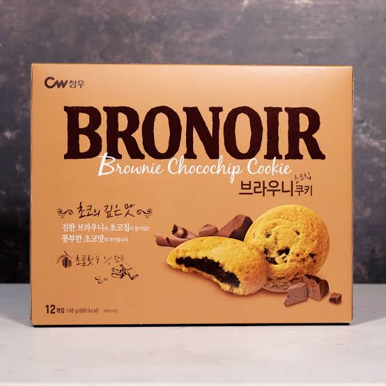CW BRUNOISE BROWNIE CHOCO CHIP COOKIE 165g