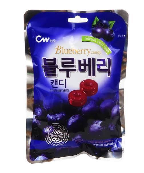 CW BLUEBERRY CANDY 100g Korean food wholesale product image