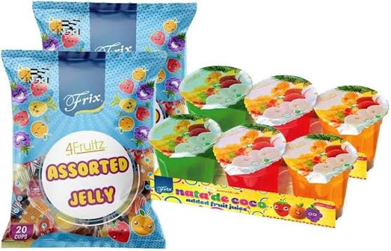 CW ASSORTED JELLY RIBBON 500g