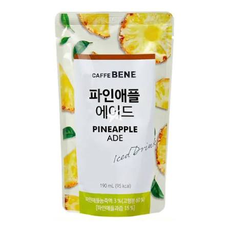 CAFFE BENE PINEAPPLE ADE 190ml