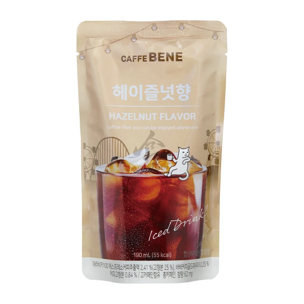 CAFFE BENE HAZELNUT POUCH 190ml