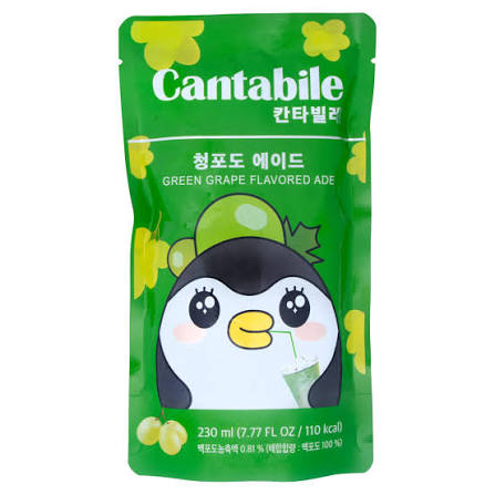 CANTABILE GREEN GRAPE ADE HALAL 230ml
