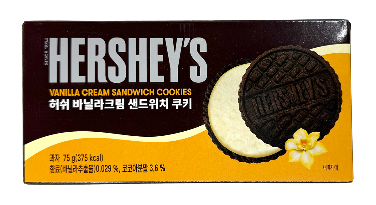 HERSHEY'S VANILLA CREAM SANDWICH COOKIE 75g
