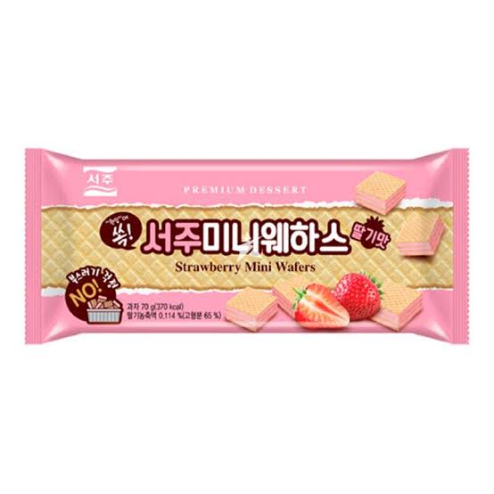 SEOJU STRAWBERRY WAFERS 200g