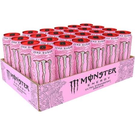 MONSTER ENERGY Ultra Strawberry Dreams 355ml x 24