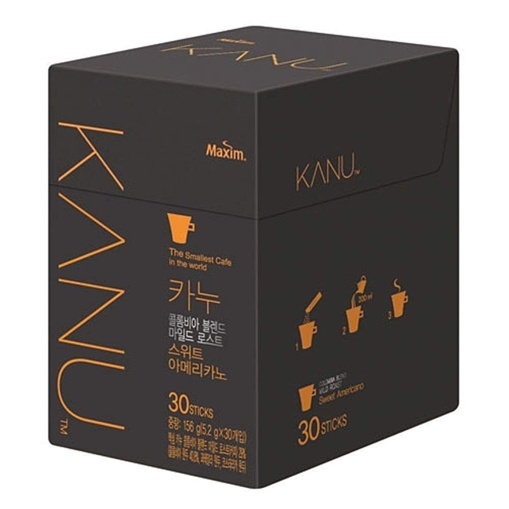 MAXIM Kanu Mild Roast Sweet Americano Regular 5.2g x 30p x 6