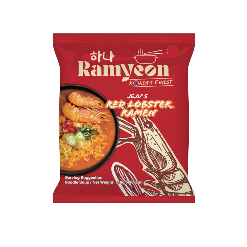 Red lobster Ramen (딱새우라면) Korean food wholesale product image