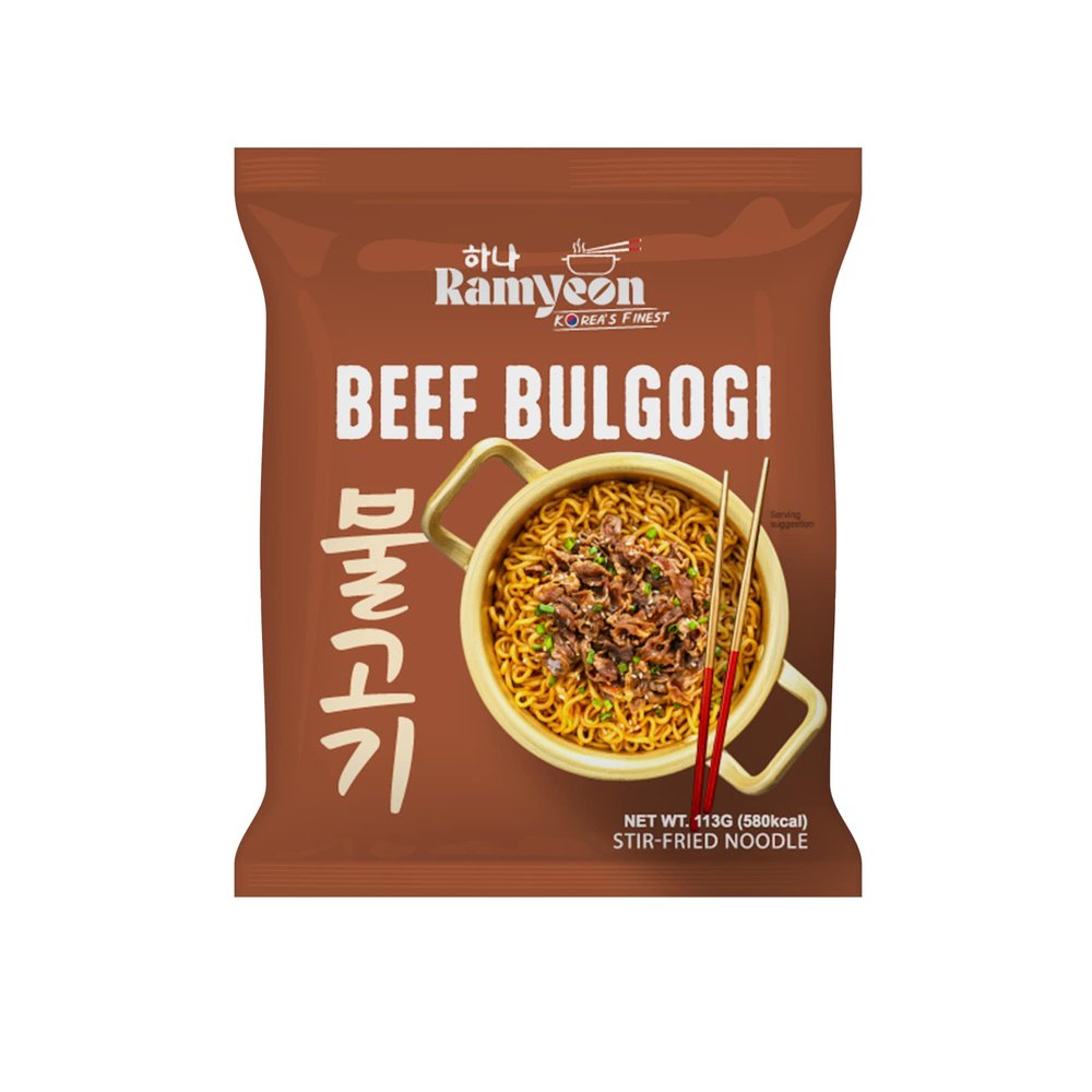 Bulgogi stir-fried Ramen (불고기라면)