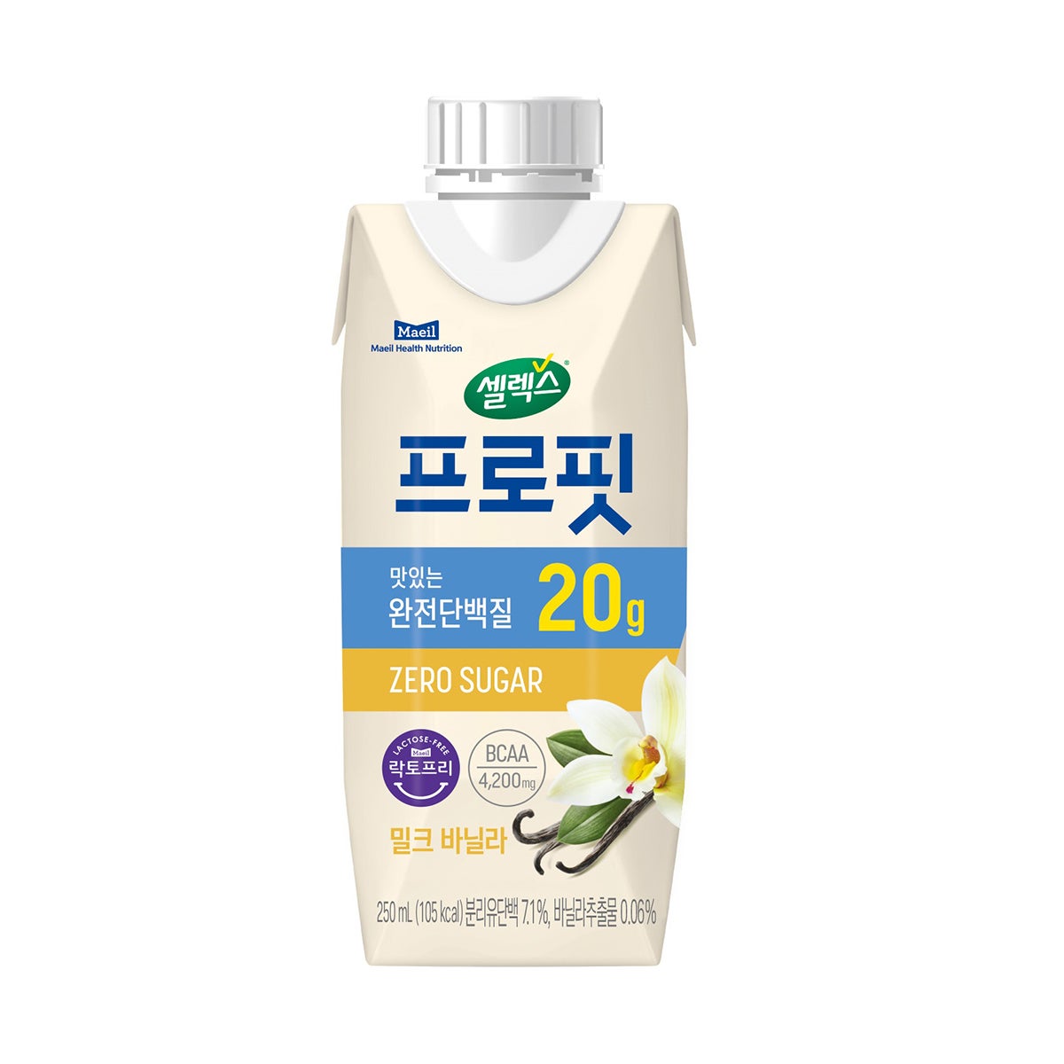 MAEIL SELEX PROFIT MPI MILK VANILLA 250ml Korean food wholesale product image