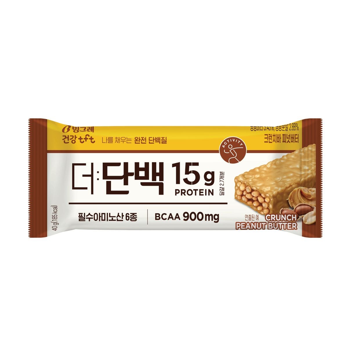 BINGGRAE THE:DANBAEK PROTEIN BAR PEANUT BUTTER 40g