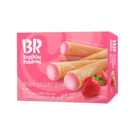 BR VERY BERRY STRAWBERRY CORN SNACK 54g