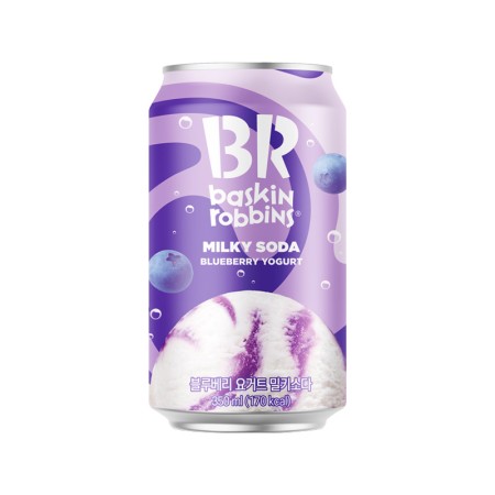 BR BLUEBERRY YOGURT MILKY SODA 350ml
