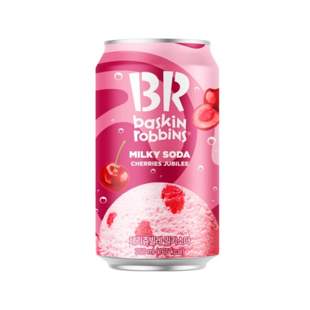 BR Cherries Jubilee Milky Soda 350ml