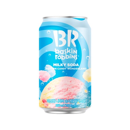 BR COTTON CANDY IN WONDERLAND MILKY SODA 350ml