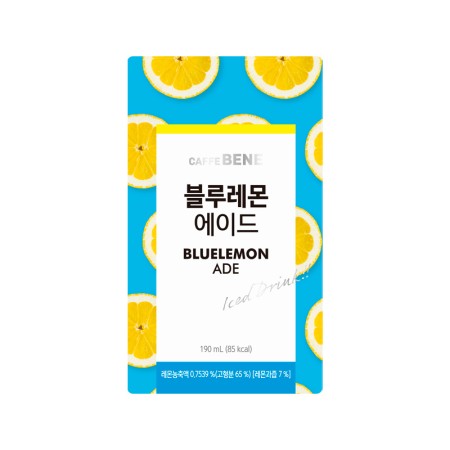 CAFFE BENE BLUE LEMON ADE 190ml