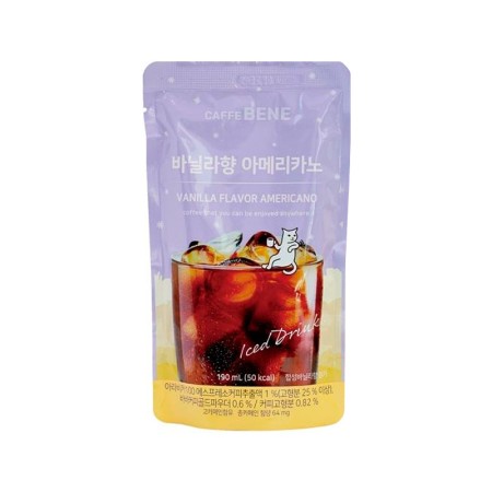 CAFFE BENE VANILLA FLAVOR AMERICANO POUCH 190ml