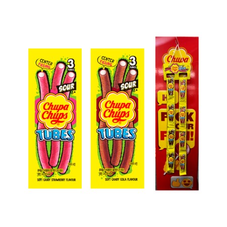 CHUPA CHUPS SOUR TUBES 24g Korean food wholesale product image