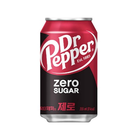 COCA COLA Dr. Pepper Zero 350ml x 24 Korean food wholesale product image