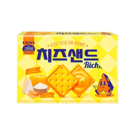 CROWN CHEESE SAND RICH 180g Korean food wholesale product image
