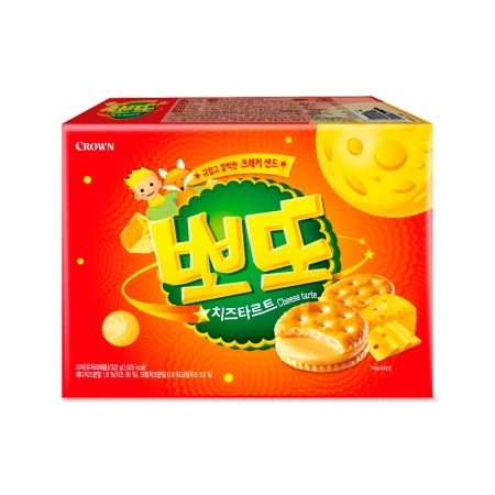 CROWN PPOTTO CRACKER CHEESE TARTS 322g Korean food wholesale product image
