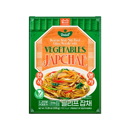 DELIEF Japchae 320g x 12 Ready To Eat Korean food wholesale product image