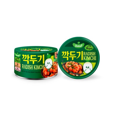 DELIEF Radish Kimchi Can 160g x 24 Korean food wholesale product image