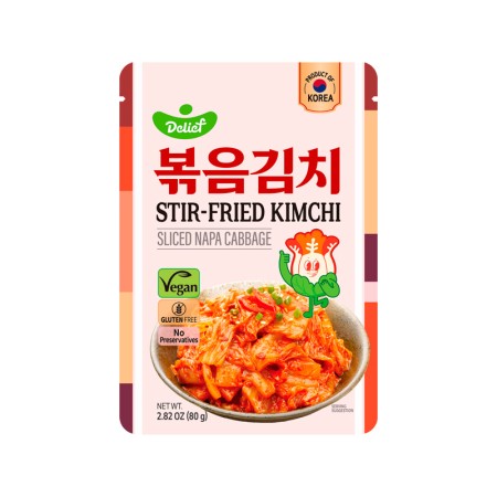 DELIEF Stir-Fried Kimchi (V) 80g x 40 Korean food wholesale product image