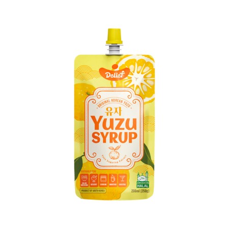 DELIEF Yuza Syrup 200ml x 16 Korean food wholesale product image