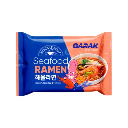 GARAK Seafood Ramen 122g x 20 Korean food wholesale product image