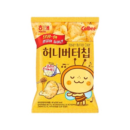 HAITAI HONEY BUTTER CHIP 60g Korean food wholesale product image