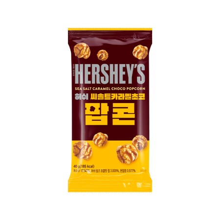 HERSHEY'S SEA SALT CARAMEL CHOCO POPCORN 40g Korean food wholesale product image