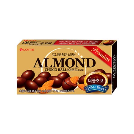LOTTE ALMOND CHOCO BALL 46g Korean food wholesale product image