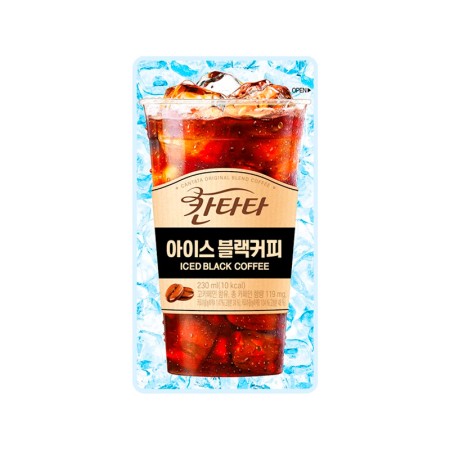 LOTTE CHILSUNG CANTATA ICED BLACK COFFEE 230ml