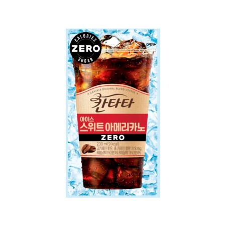 LOTTE CHILSUNG CANTATA ICED SWEET AMERICANO ZERO 230ml