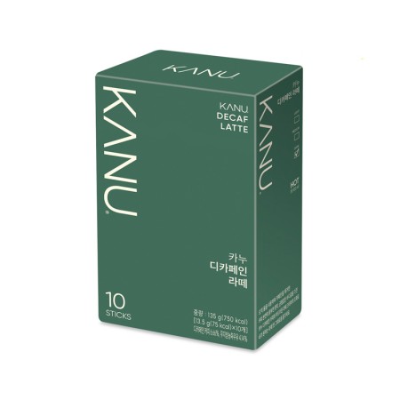 MAXIM Kanu Decaffeinated Latte 13.5g x 10p x 10