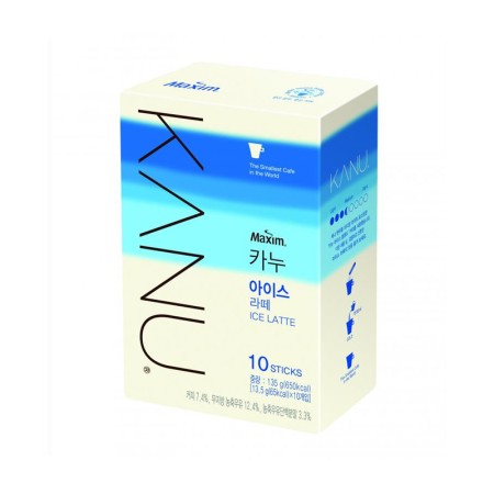 MAXIM Kanu Ice Latte 13.5g x 10p x 10 Korean food wholesale product image