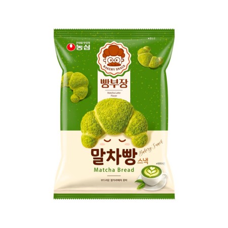 NONGSHIM BAKERY SNACK MATCHA BREAD 55g Korean food wholesale product image