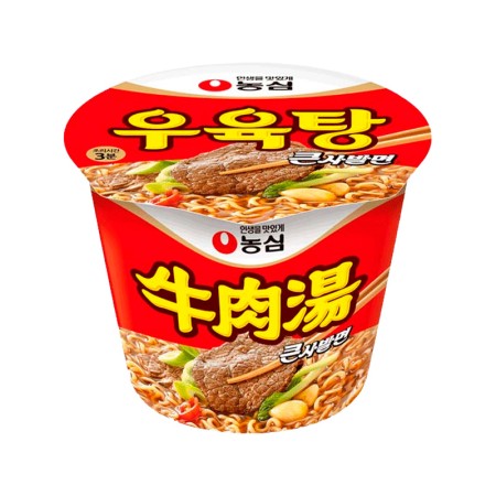 NONGSHIM Beef Noodle Big Cup 115g Korean food wholesale product image