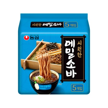 NONGSHIM BUCKWHEAT SOBA RAMEN 127g*5 Korean food wholesale product image