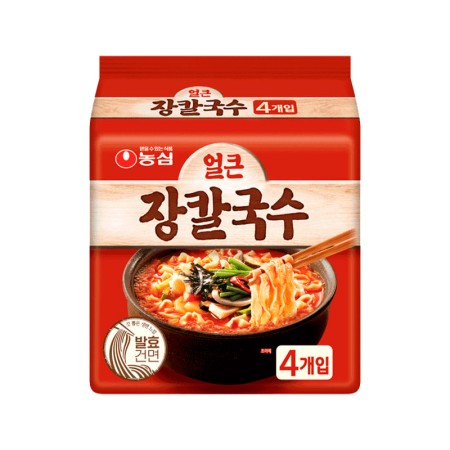 NONGSHIM KALGGUKSU SPICY RAMEN 103g*4 Korean food wholesale product image
