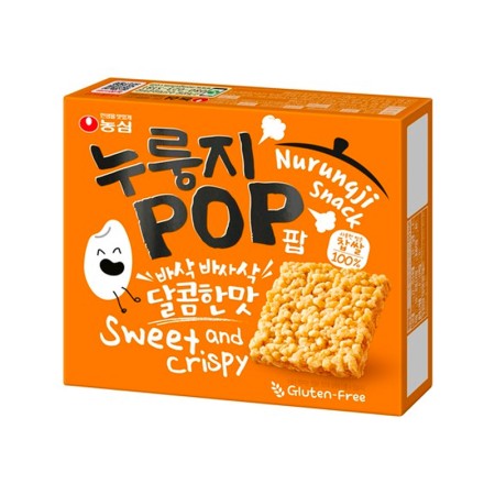 NONGSHIM NURUNGJI SNACK SWEET AND CRISPY 35.5g Korean food wholesale product image