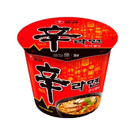 NONGSHIM Shin Ramen Big Cup 114g Korean food wholesale product image