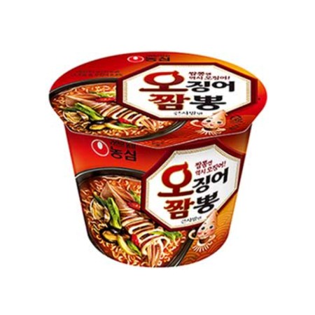NONGSHIM Squid Champong Noodle Big Cup 115g Korean food wholesale product image